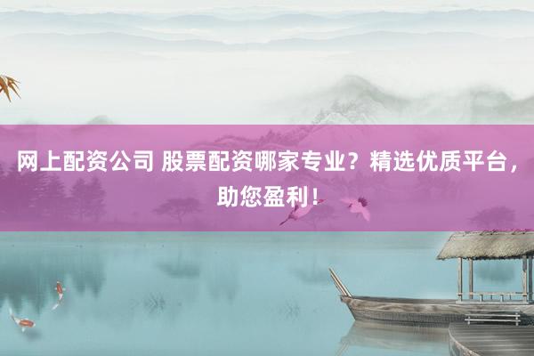 网上配资公司 股票配资哪家专业？精选优质平台，助您盈利！